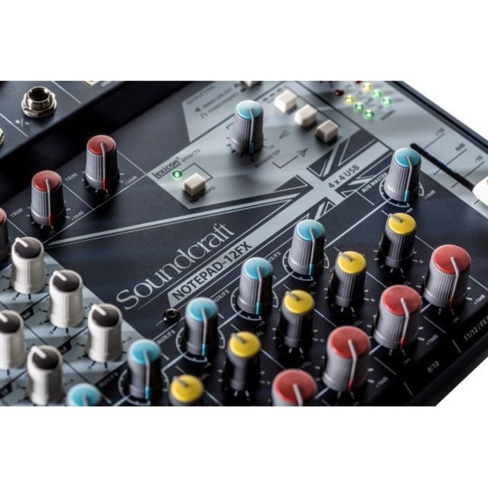 Soundcraft Small-format Analog Mixing Console with USB I/O and Lexicon Effects