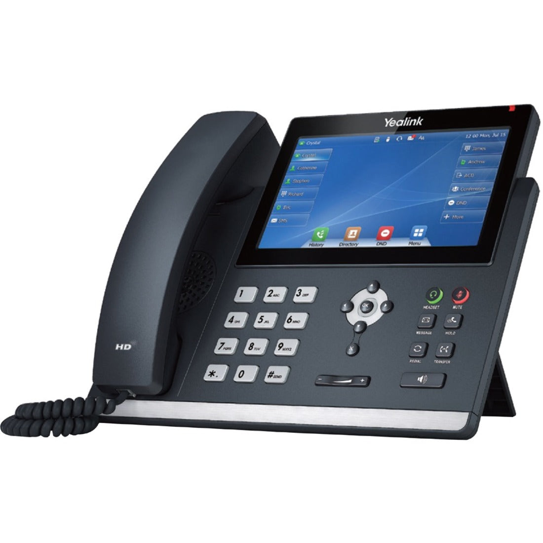 Yealink SIP-T48U IP Phone - Corded - Corded - Wall Mountable - Classic Gray