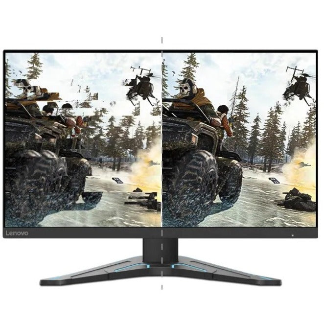 Lenovo G24-20 24" Class Full HD Gaming LCD Monitor - 16:9 - Raven Black