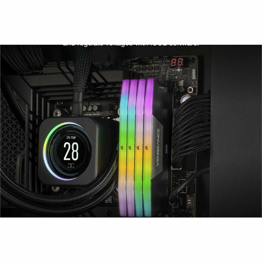 Corsair Vengeance RGB 32GB (2 x 16GB) DDR5 SDRAM Memory Kit