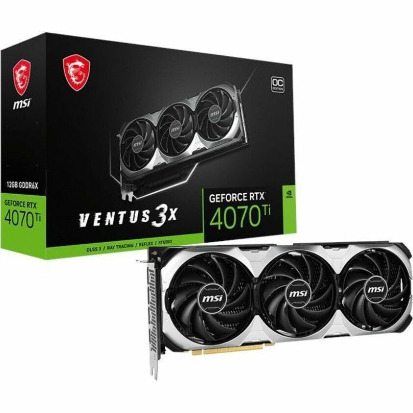 MSI NVIDIA GeForce RTX 4070 Ti Graphic Card - 12 GB GDDR6X