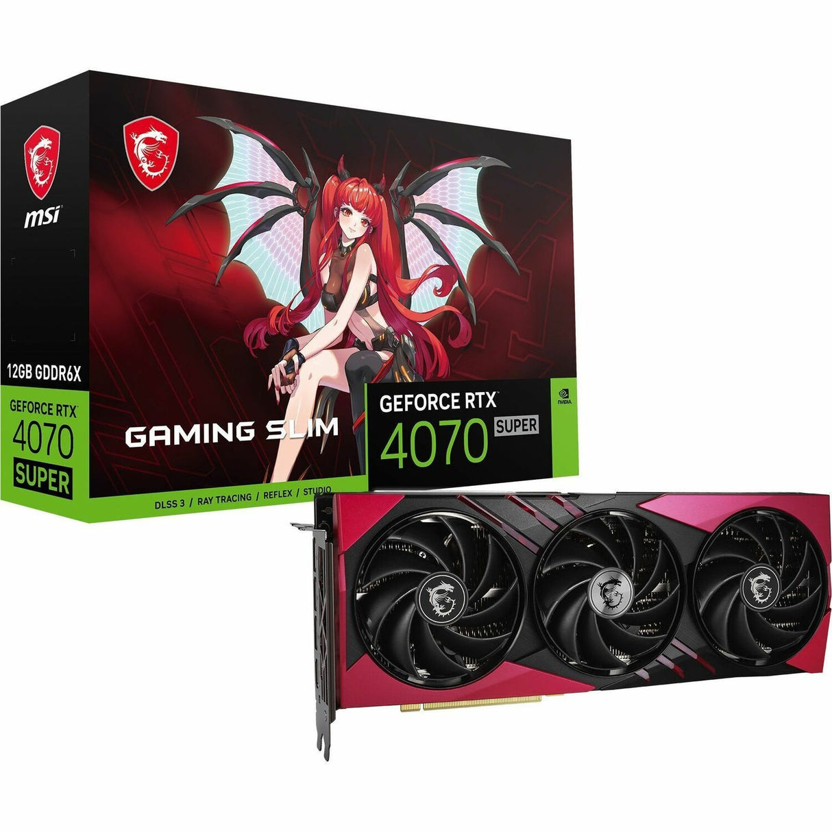 MSI NVIDIA GeForce RTX 4070 SUPER Graphic Card - 12 GB GDDR6X