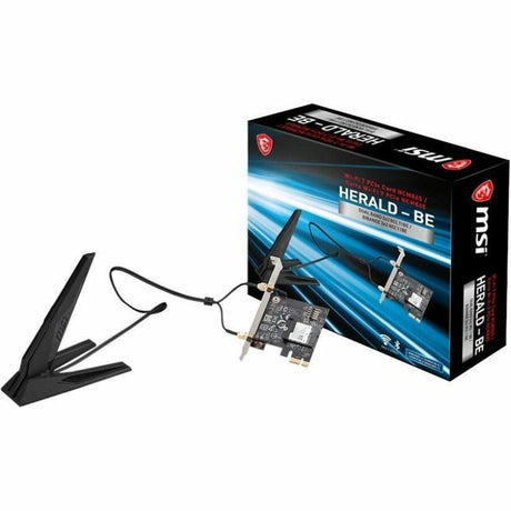 MSI HERALD-BE NCM865 IEEE 802.11be Bluetooth 5.4 Tri Band Wi-Fi/Bluetooth Combo Adapter