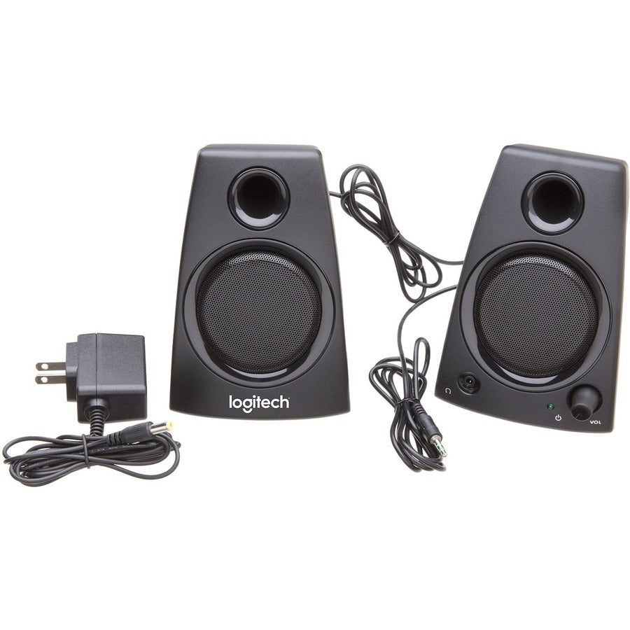 Logitech Z130 2.0 Speaker System - 5 W RMS - Black