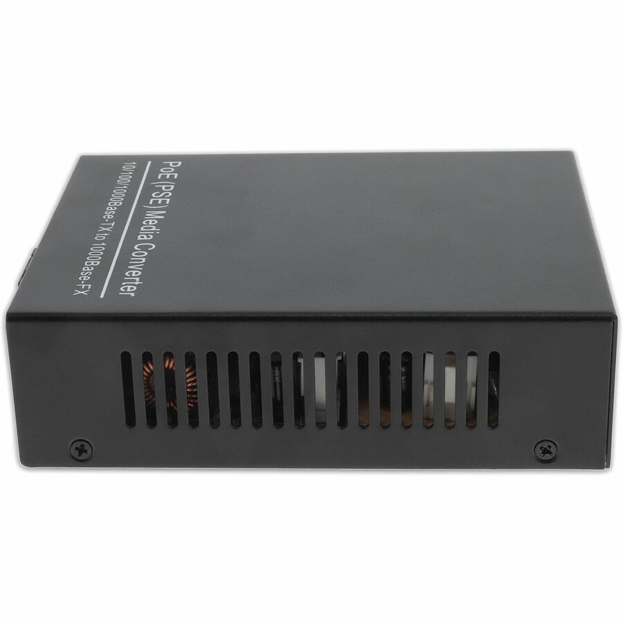 AddOn 10/100/1000Base-TX(RJ-45) to 1000Base-BXU(SC) BiDi SMF 1310nm/1550nm 20km POE Media Converter