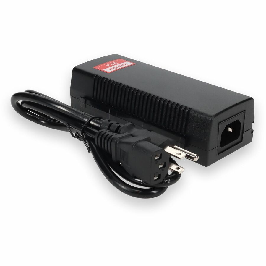 AddOn 25W POE Power Injector (IEEE802.3at 48v 25W max, 10/100Base-T)