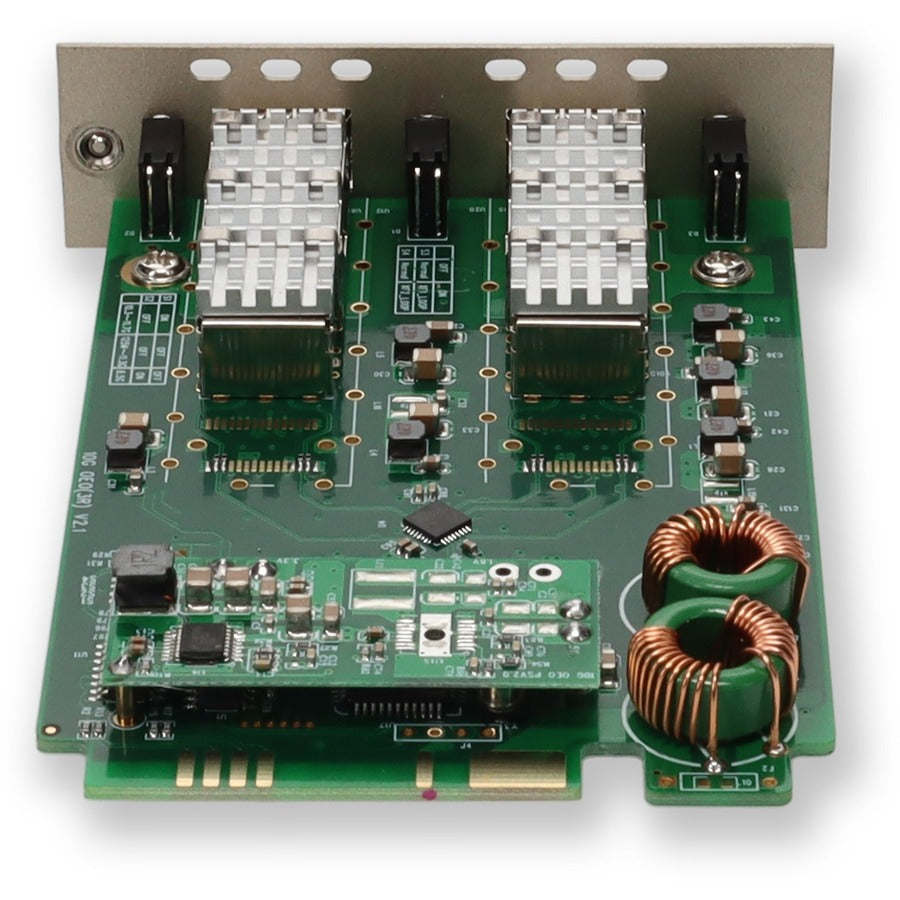 AddOn 10G OEO Converter (3R Repeater) with 2 Open SFP+ Slots Media Converter Card for our rack or Standalone Systems