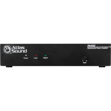 AtlasIED PA40G Amplifier - 40 W RMS - 1 Channel - Black