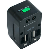 QVS Premium World Power Travel Adaptor Kit with Surge Protection