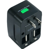 QVS Premium World Power Travel Adaptor Kit with Surge Protection