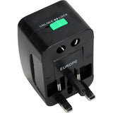 QVS Premium World Power Travel Adaptor Kit with Surge Protection