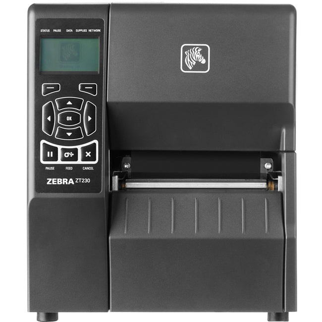 Zebra ZT230 Industrial Direct Thermal Printer - Monochrome - Label Print - USB - Serial - Wireless LAN