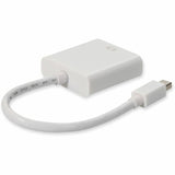 5PK Mini-DisplayPort 1.1 Male to DVI-I (29 pin) Female White Active Adapters For Resolution Up to 1920x1200 (WUXGA)