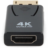 5PK DisplayPort 1.2 Male to HDMI 1.3 Female Black Adapters Which Requires DP++ For Resolution Up to 2560x1600 (WQXGA)