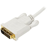 StarTech.com 10 ft Mini DisplayPort to DVI Adapter Converter Cable - Mini DP to DVI 1920x1200 - White