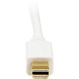 StarTech.com 10 ft Mini DisplayPort to DVI Adapter Converter Cable - Mini DP to DVI 1920x1200 - White