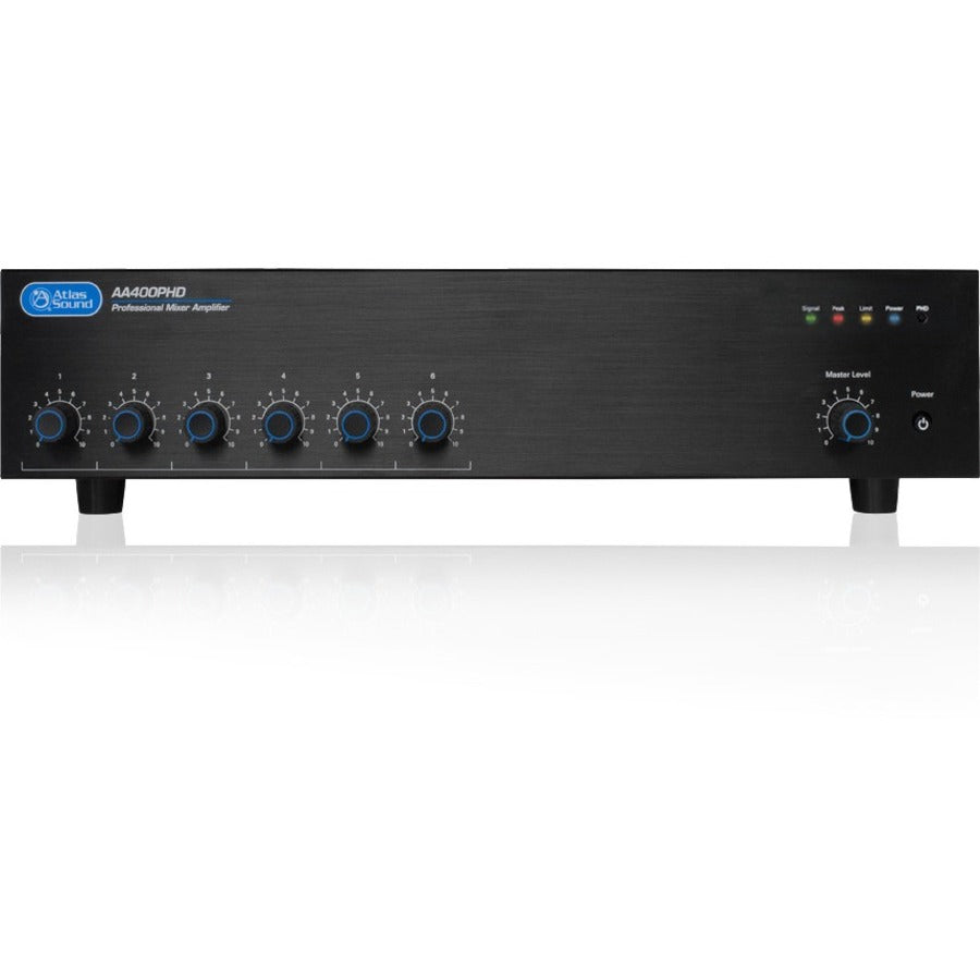 AtlasIED AA400PHD Amplifier - 2400 W RMS - 6 Channel - Black