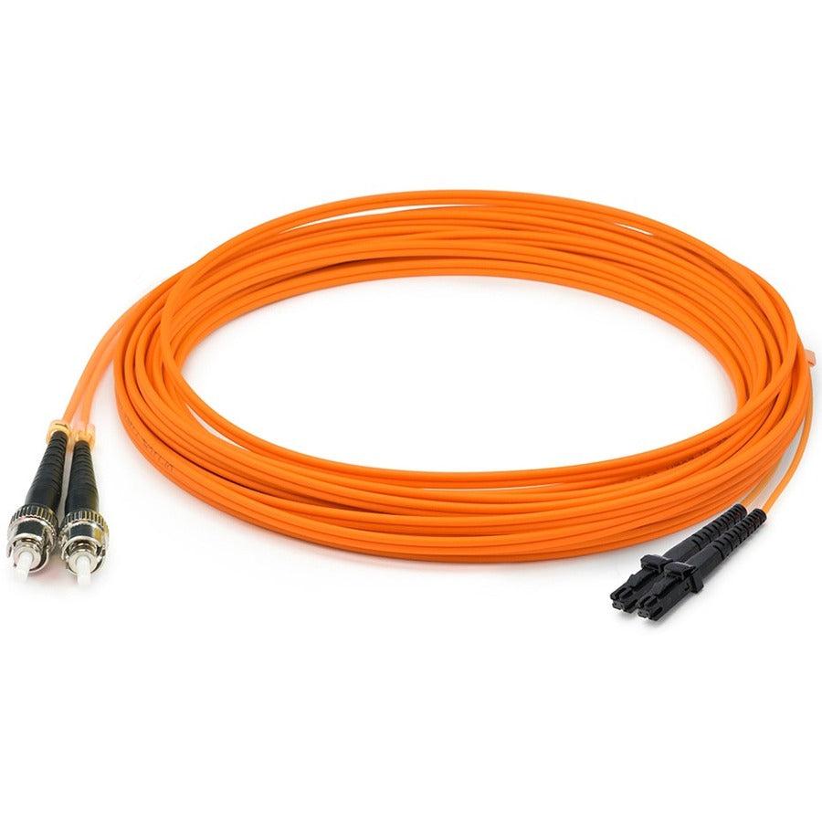 AddOn 2m MT-RJ (Male) to ST (Male) Orange OM1 Duplex Fiber OFNR (Riser-Rated) Patch Cable