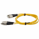 AddOn 1m FC (Male) to FC (Male) Yellow OS2 Duplex Fiber OFNR (Riser-Rated) Patch Cable