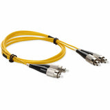 AddOn 1m FC (Male) to FC (Male) Yellow OS2 Duplex Fiber OFNR (Riser-Rated) Patch Cable