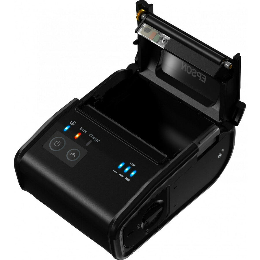 Epson Mobilink TM-P80 Mobile Direct Thermal Printer - Monochrome - Portable, Handheld - Receipt Print - USB - Bluetooth - Battery Included - 3.94 in/s Mono - 203 dpi - Wireless LAN - 3.13" Label Width