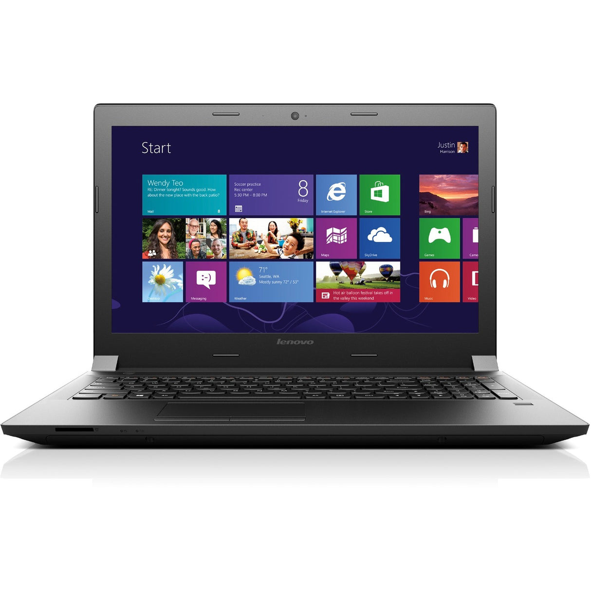 Lenovo B40-80 80F6008AUS 14" Notebook - 1366 x 768 - Intel Celeron 3205U Dual-core (2 Core) 1.50 GHz - 4 GB Total RAM - 500 GB HDD