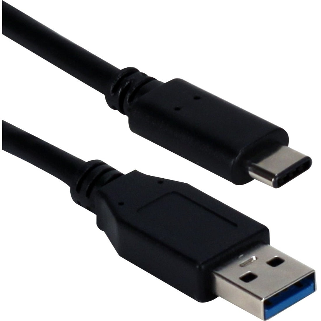 QVS 1-Meter USB-C to USB-A SuperSpeed 5Gbps 3Amp Cable