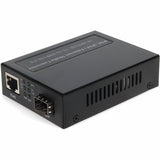 AddOn 10/100Base-TX(RJ-45) to Open SFP Port POE Media Converter