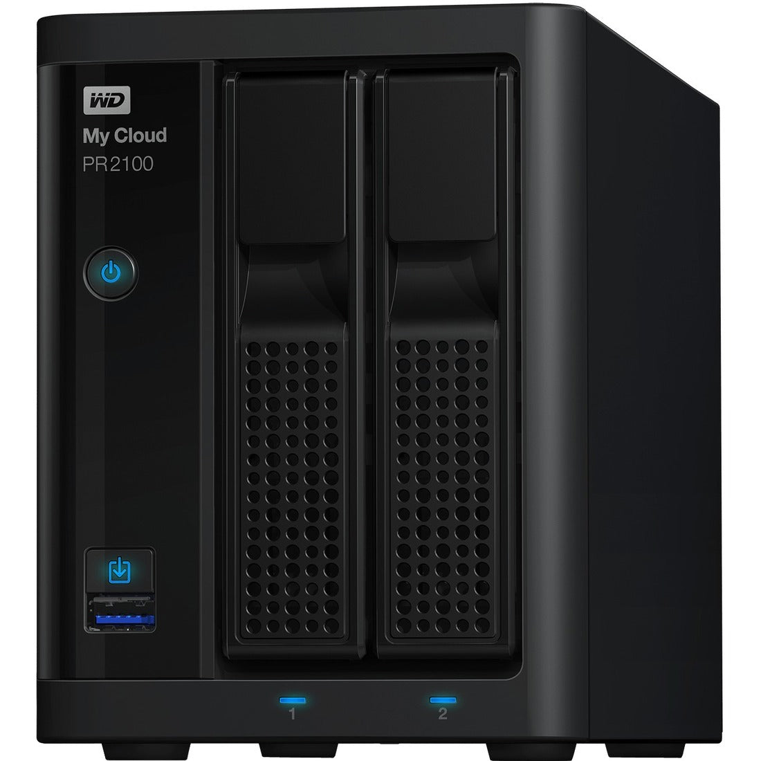 WD 8TB My Cloud PR2100 Pro Series Media Server with Transcoding, NAS - Network Attached Storage