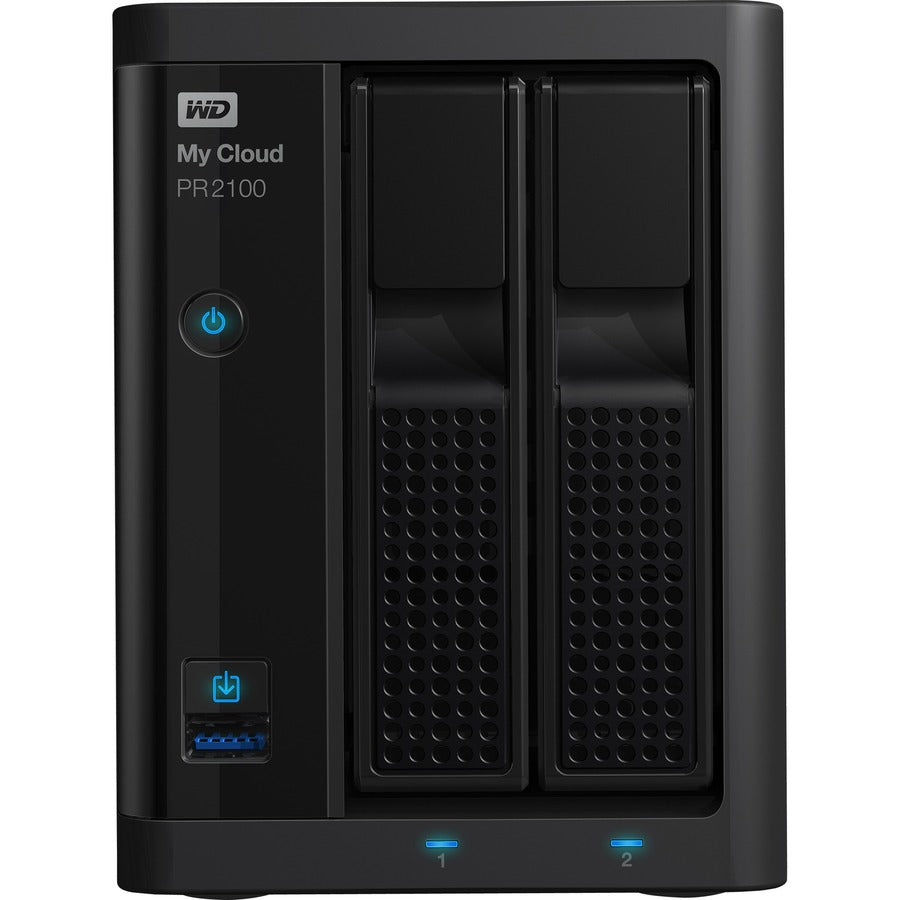 WD 8TB My Cloud PR2100 Pro Series Media Server with Transcoding, NAS - Network Attached Storage