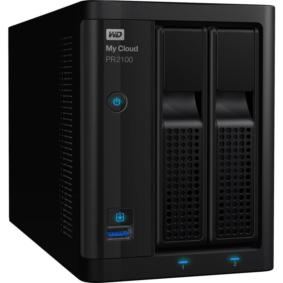 WD 8TB My Cloud PR2100 Pro Series Media Server with Transcoding, NAS - Network Attached Storage