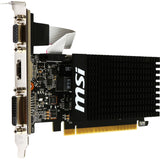 MSI NVIDIA GeForce GT 710 Graphic Card - 2 GB DDR3 SDRAM - Low-profile