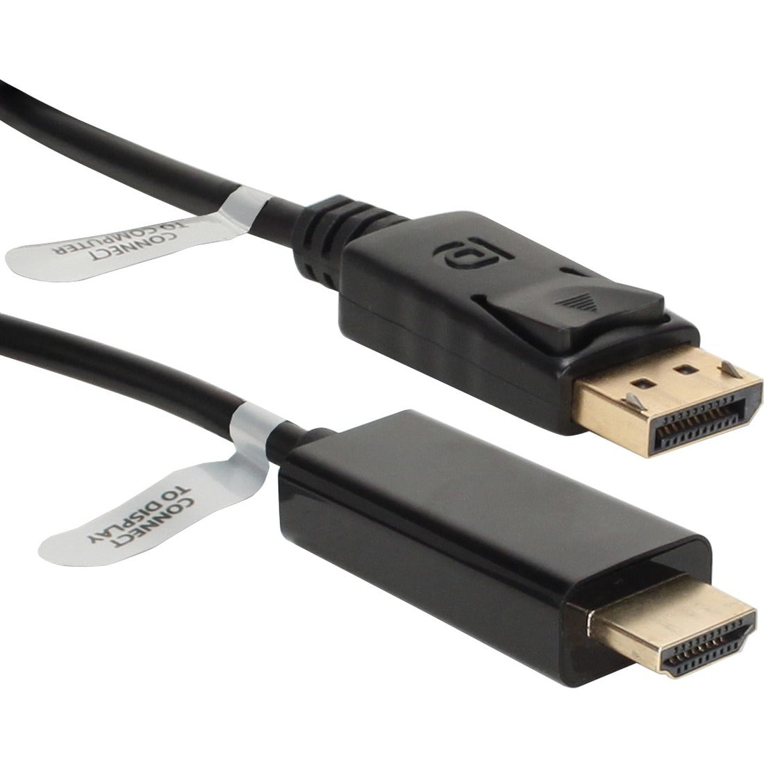 QVS 15ft DisplayPort to HDMI Digital A/V Cable