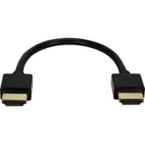 QVS 0.5ft High Speed HDMI UltraHD 4K with Ethernet Thin Flexible Cable