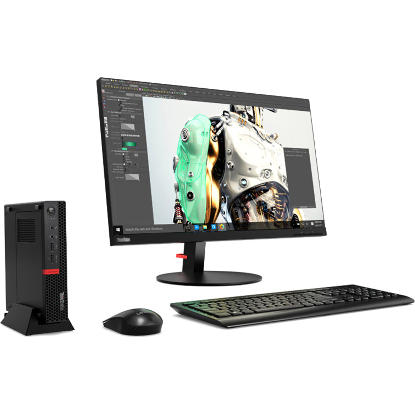Lenovo ThinkStation P320 30C20016US Workstation - 1 x Intel Core i7 6th Gen i7-6700T - 8 GB - 256 GB SSD - Tiny - Raven Black