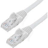 StarTech.com 1ft CAT6 Ethernet Cable - White Snagless Gigabit - 100W PoE UTP 650MHz Category 6 Patch Cord UL Certified Wiring/TIA