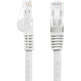 StarTech.com 1ft CAT6 Ethernet Cable - White Snagless Gigabit - 100W PoE UTP 650MHz Category 6 Patch Cord UL Certified Wiring/TIA