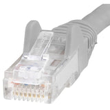 StarTech.com 2ft CAT6 Ethernet Cable - Gray Snagless Gigabit - 100W PoE UTP 650MHz Category 6 Patch Cord UL Certified Wiring/TIA
