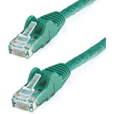 StarTech.com 1ft CAT6 Ethernet Cable - Green Snagless Gigabit - 100W PoE UTP 650MHz Category 6 Patch Cord UL Certified Wiring/TIA