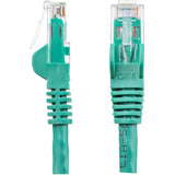 StarTech.com 1ft CAT6 Ethernet Cable - Green Snagless Gigabit - 100W PoE UTP 650MHz Category 6 Patch Cord UL Certified Wiring/TIA