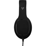 V7 Over-Ear Headphones with Microphone - Black