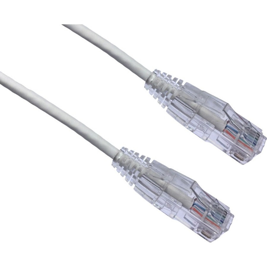 Axiom 7FT CAT6A BENDnFLEX Ultra-Thin Snagless Patch Cable 650mhz (White)