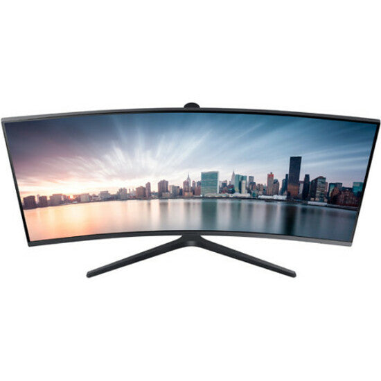 Samsung C34H890WJN 34" Class UW-QHD Curved Screen LCD Monitor - 21:9 - Black, Titanium - TAA Compliant