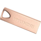 Hyundai Bravo Deluxe 16GB High Speed Fast USB 2.0 Flash Memory Drive Thumb Drive Metal, Rose Gold