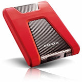 Adata DashDrive Durable HD650 AHD6502TU31CRD 2 TB Portable Hard Drive - External - Red