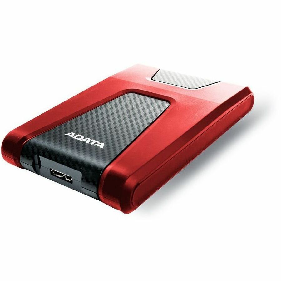 Adata DashDrive Durable HD650 AHD6502TU31CRD 2 TB Portable Hard Drive - External - Red