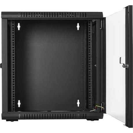 V7 12U Rack Wall Mount Glass Door Enclosure