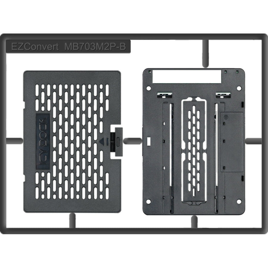 Icy Dock EZConvert MB703M2P-B M.2 SATA SSD to 2.5" SATA SSD Converter Adapter