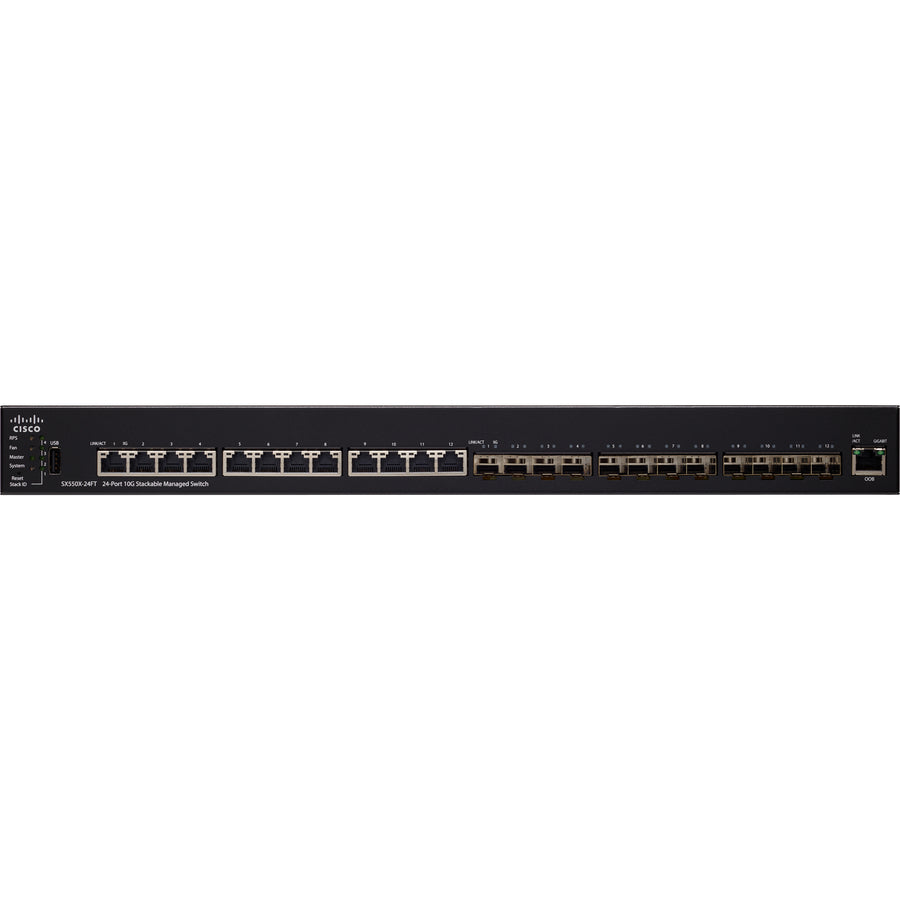 Cisco SX550X-24FT 24-Port 10G Stackable Managed Switch