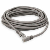 AddOn 14ft RJ-45 (Male) to RJ-45 (Male) Gray Cat6 Straight UTP PVC Copper Patch Cable